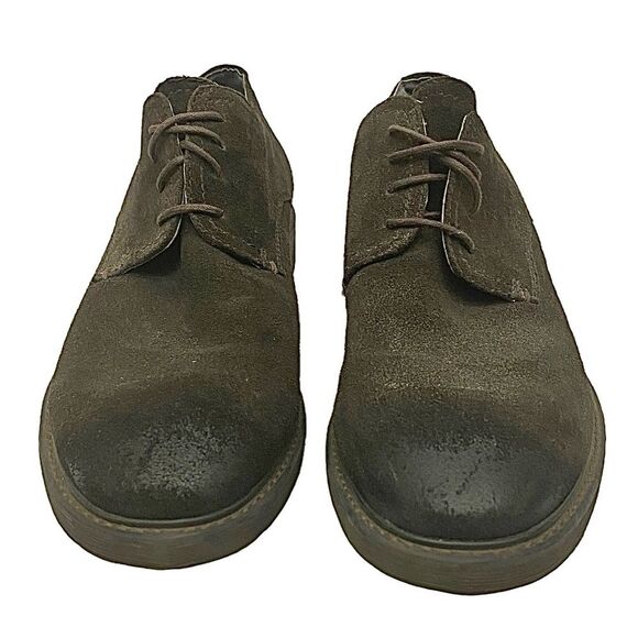 Joseph Abboud Men’s Oxford Dress Shoes Size 11 D Brown Distressed Suede Leather main image 4